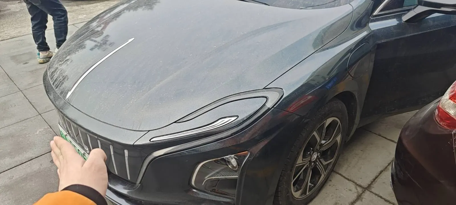 2023 HongQi E-QM5 BEV 54KWH,autocango,china used car exporter,china ev exporter,chinese used car exporter,chinese used ev exporter