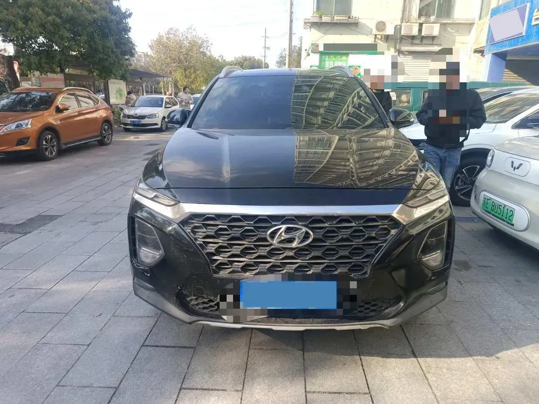 2019 Hyundai Santafe 2.0T 240HP L4 8AT,autocango,china used car exporter,china ev exporter,chinese used car exporter,chinese used ev exporter