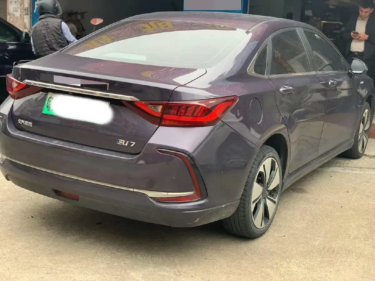 2019 BeiJing Auto EU7 BEV 60.225KWH,autocango,china used car exporter,china ev exporter,chinese used car exporter,chinese used ev exporter