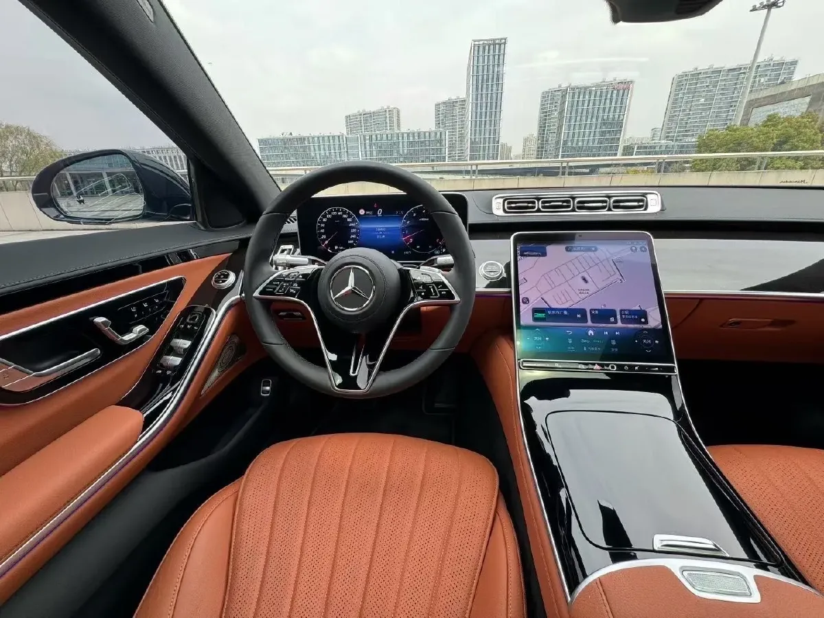 2023 Mercedes-Benz S Class 2.5T 313HP L6 9AT,autocango,china used car exporter,china ev exporter,chinese used car exporter,chinese used ev exporter