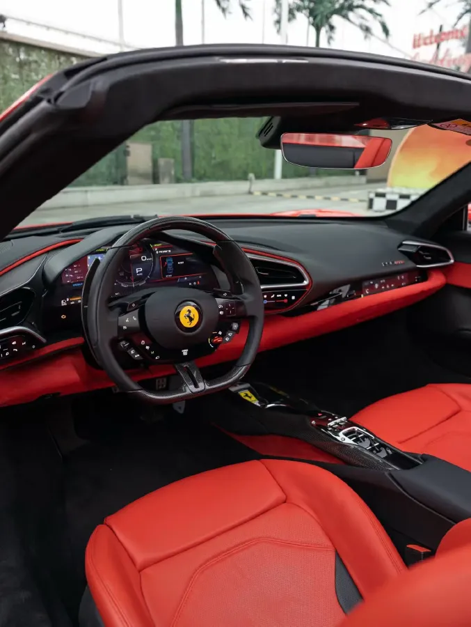 2022 Ferrari 296 3.0T 663HP V6 8DCT PHEV 7.45KWH,autocango,china used car exporter,china ev exporter,chinese used car exporter,chinese used ev exporter