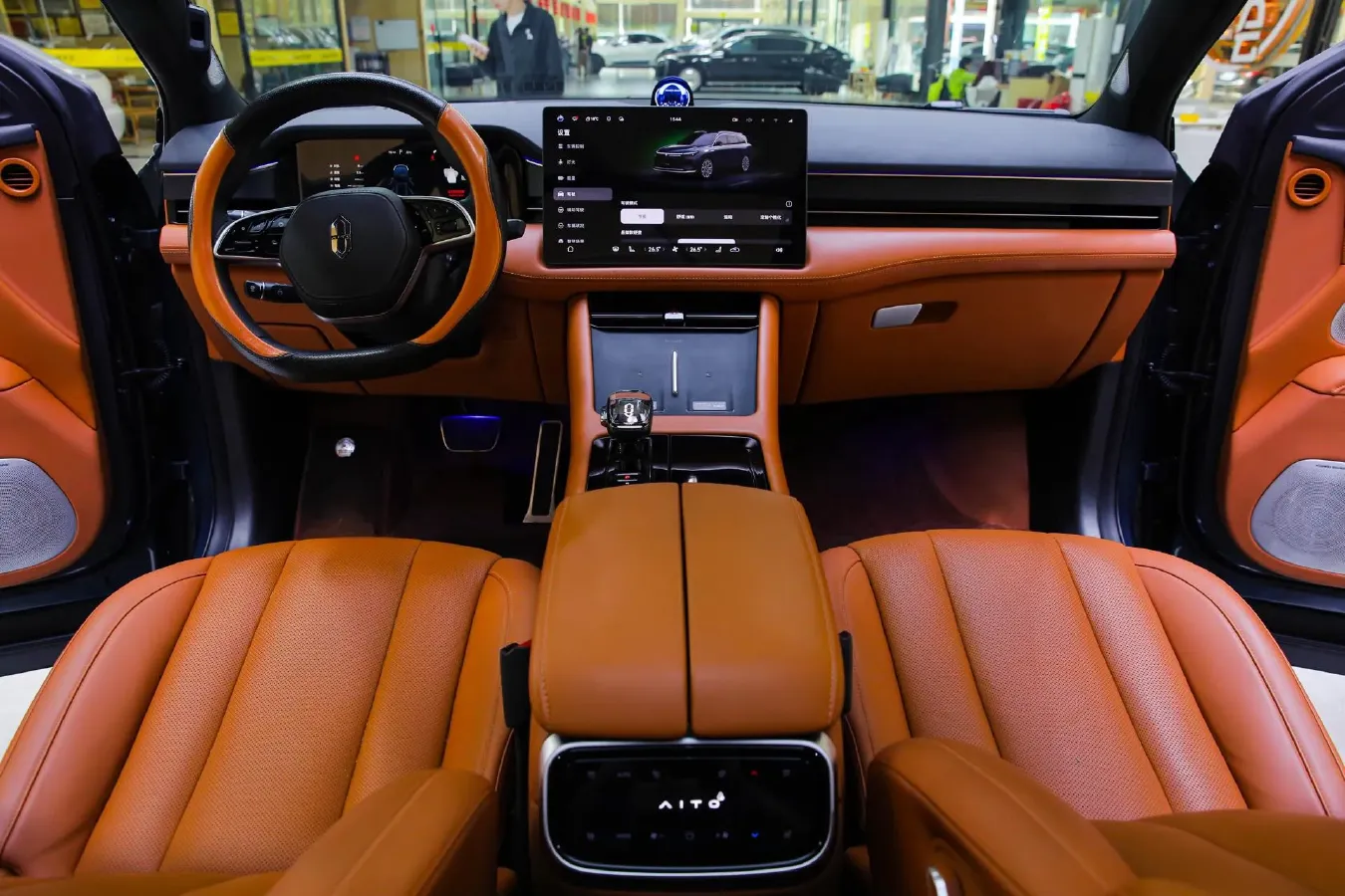 2024 AITO AITO M7 1.5T 152HP L4 REEV 42KWH,autocango,china used car exporter,china ev exporter,chinese used car exporter,chinese used ev exporter