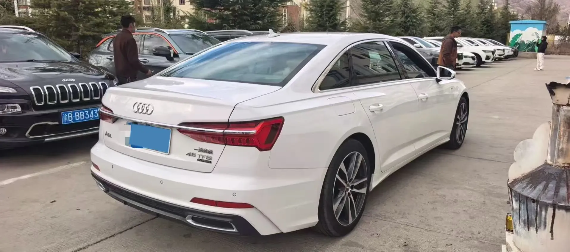 2019 Audi A6L 2.0T 190HP L4 7DCT,autocango,china used car exporter,china ev exporter,chinese used car exporter,chinese used ev exporter