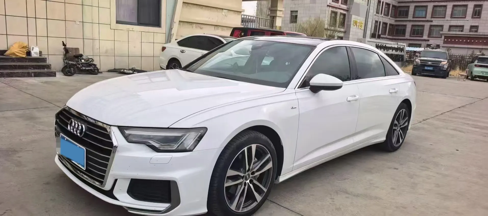 2019 Audi A6L 2.0T 190HP L4 7DCT,autocango,china used car exporter,china ev exporter,chinese used car exporter,chinese used ev exporter