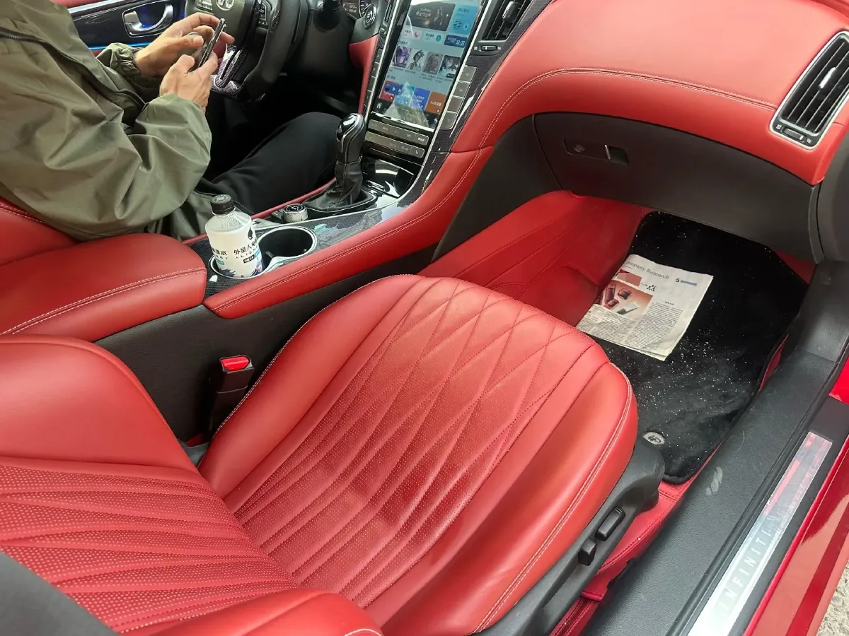 2017 Infiniti Q60 2.0T 211HP L4 7AT,autocango,china used car exporter,china ev exporter,chinese used car exporter,chinese used ev exporter