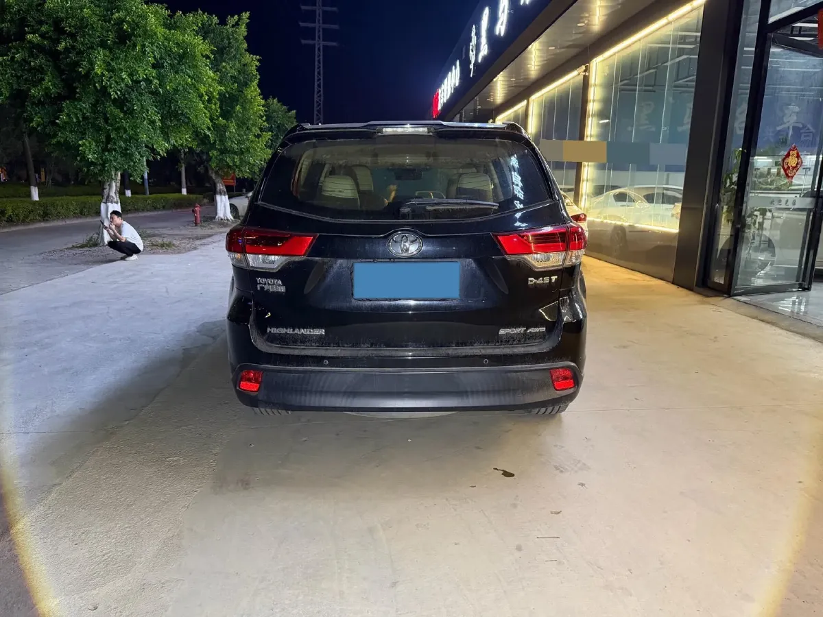 2018 Toyota Highlander 2.0T 220HP L4 6AT,autocango,china used car exporter,china ev exporter,chinese used car exporter,chinese used ev exporter