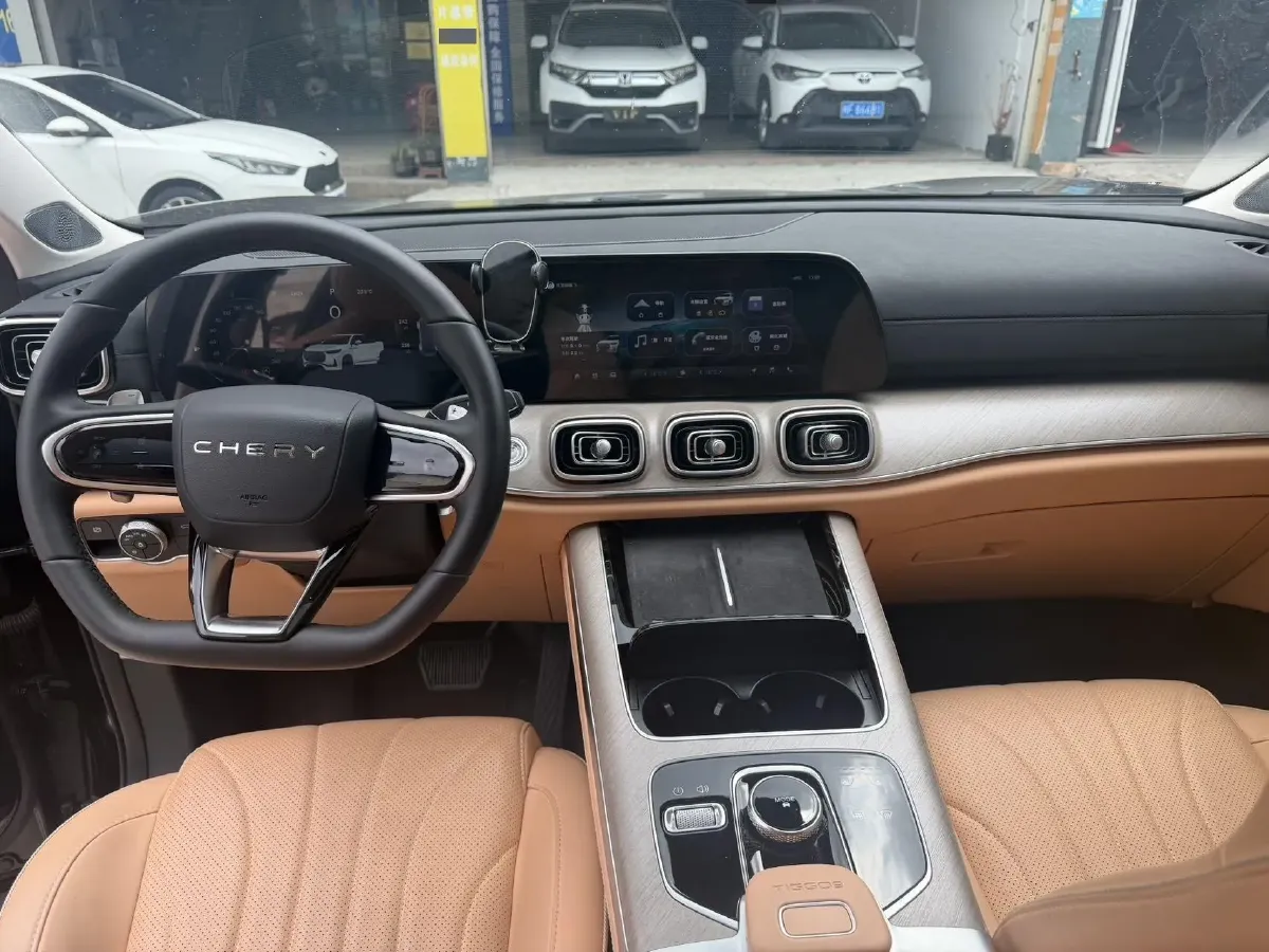 2023 Chery Tiggo 9 2.0T 261HP L4 7DCT,autocango,china used car exporter,china ev exporter,chinese used car exporter,chinese used ev exporter