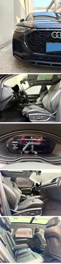 2023 Audi Q5L 2.0T 190HP L4 7DCT,autocango,china used car exporter,china ev exporter,chinese used car exporter,chinese used ev exporter