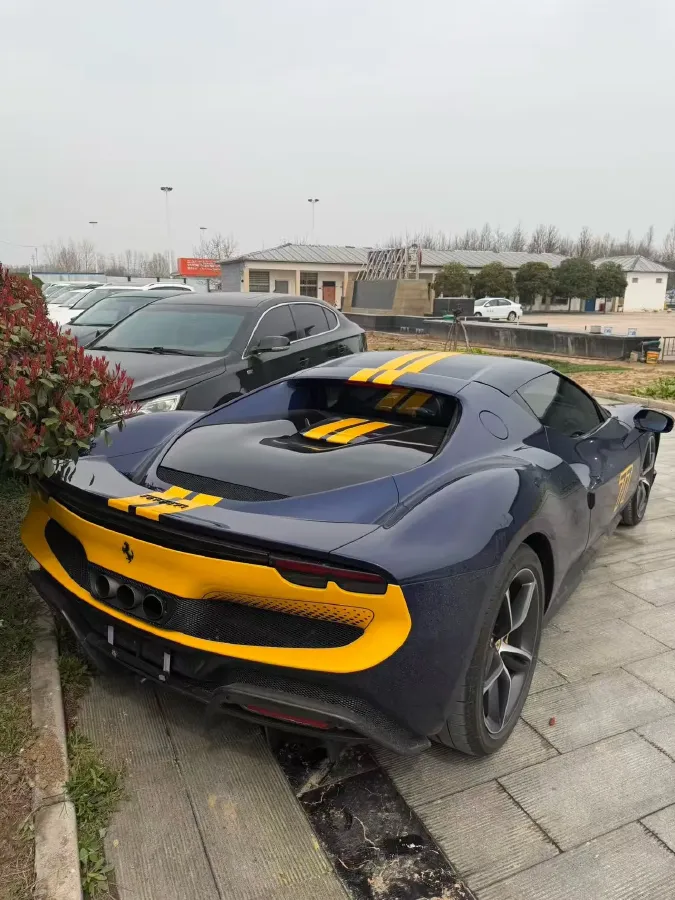 2021 Ferrari 296 3.0T 663HP V6 8DCT PHEV 7.45KWH,autocango,china used car exporter,china ev exporter,chinese used car exporter,chinese used ev exporter