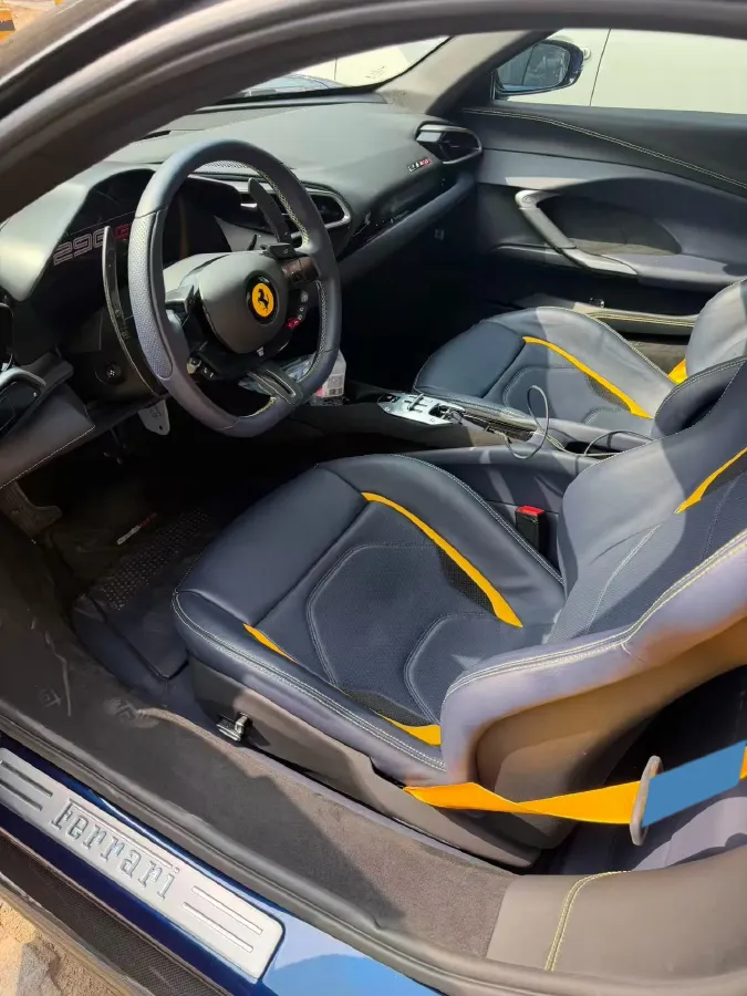 2021 Ferrari 296 3.0T 663HP V6 8DCT PHEV 7.45KWH,autocango,china used car exporter,china ev exporter,chinese used car exporter,chinese used ev exporter