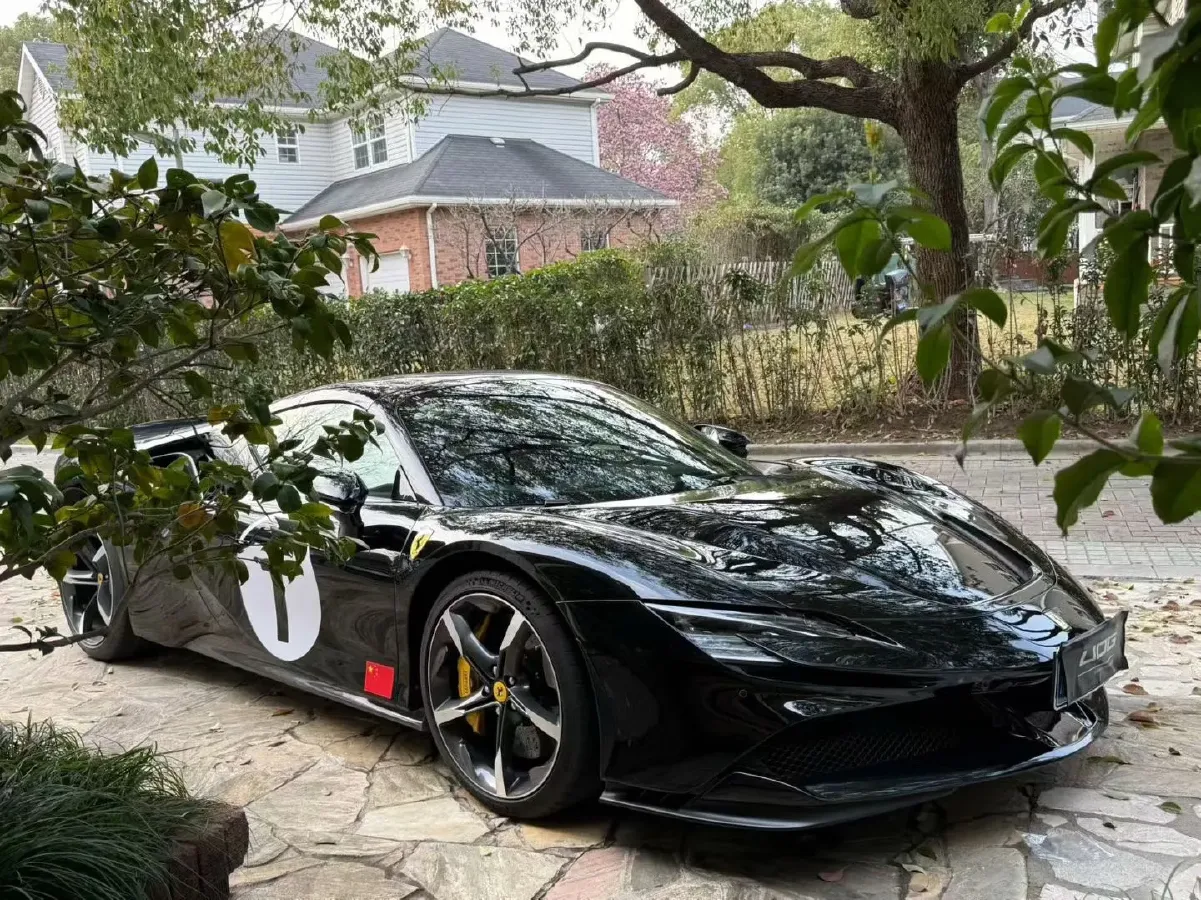 2021 Ferrari SF90 3.9T 781HP V8 8DCT PHEV 7.9KWH,autocango,china used car exporter,china ev exporter,chinese used car exporter,chinese used ev exporter