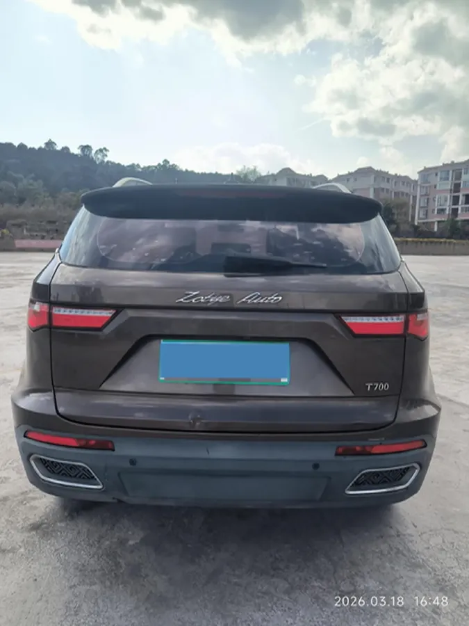 2017 Zotye T700 1.8T 177HP L4 6DCT,autocango,china used car exporter,china ev exporter,chinese used car exporter,chinese used ev exporter
