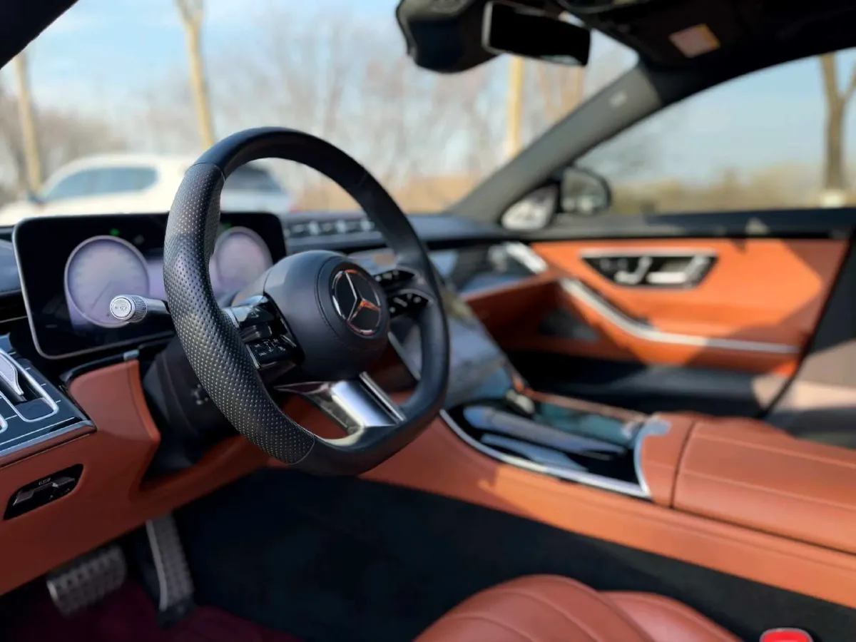 2023 Mercedes-Benz S Class 2.5T 367HP L6 9AT,autocango,china used car exporter,china ev exporter,chinese used car exporter,chinese used ev exporter