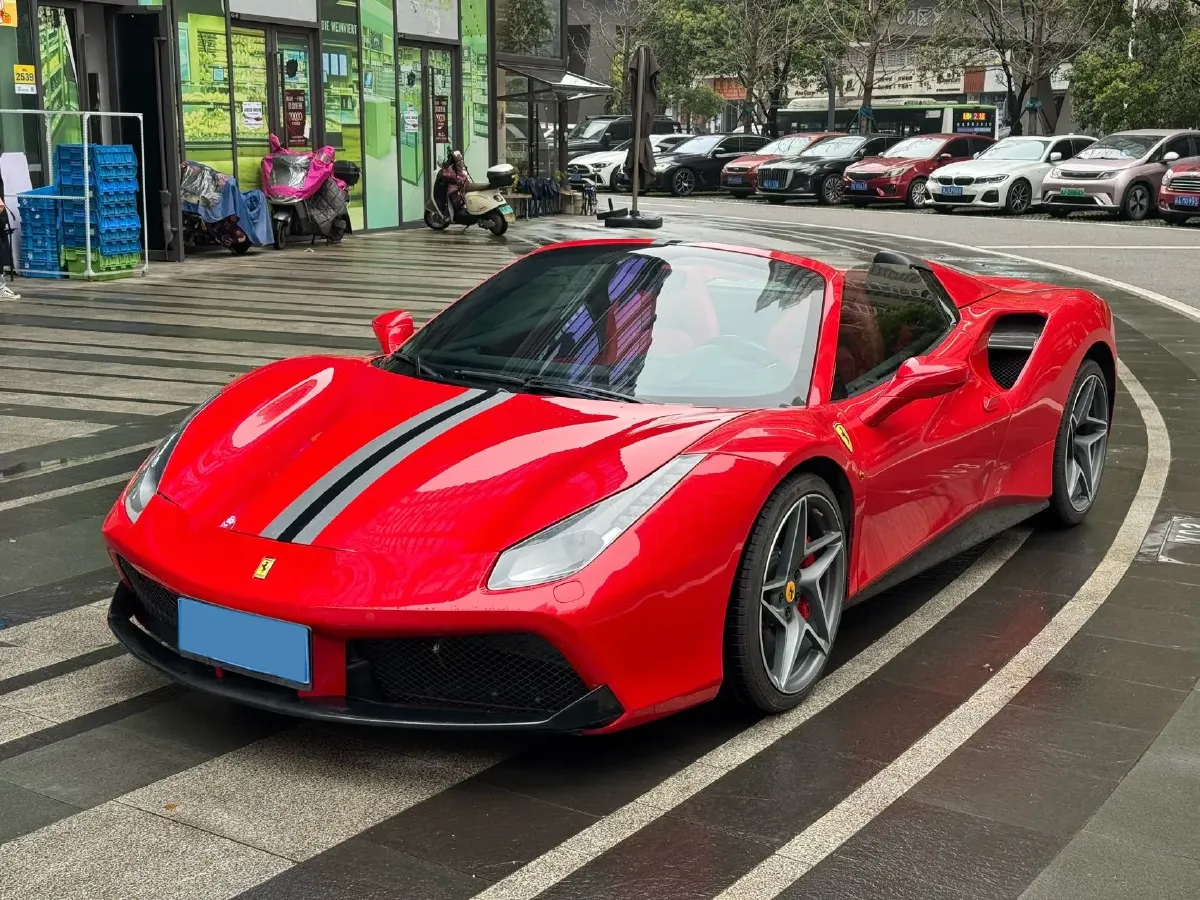 2015 Ferrari 488 3.9T 670HP V8 7DCT,autocango,china used car exporter,china ev exporter,chinese used car exporter,chinese used ev exporter