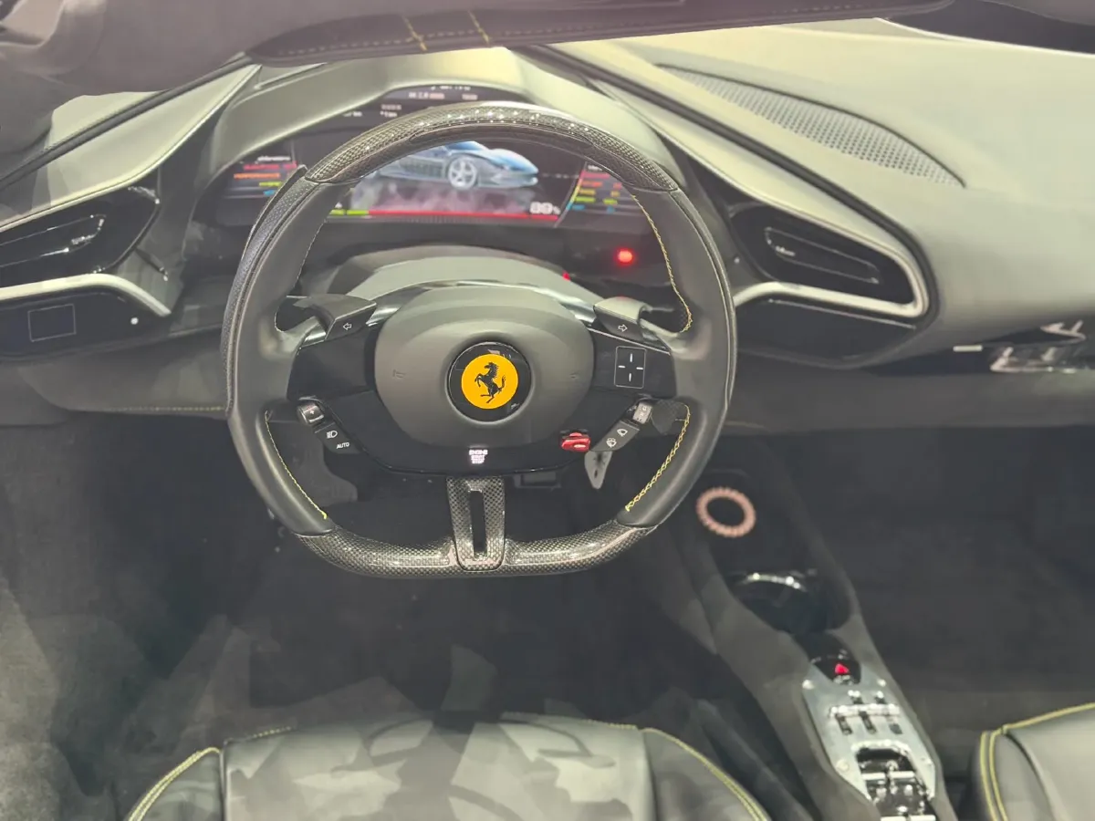 2022 Ferrari 296 3.0T 663HP V6 8DCT PHEV 7.45KWH,autocango,china used car exporter,china ev exporter,chinese used car exporter,chinese used ev exporter