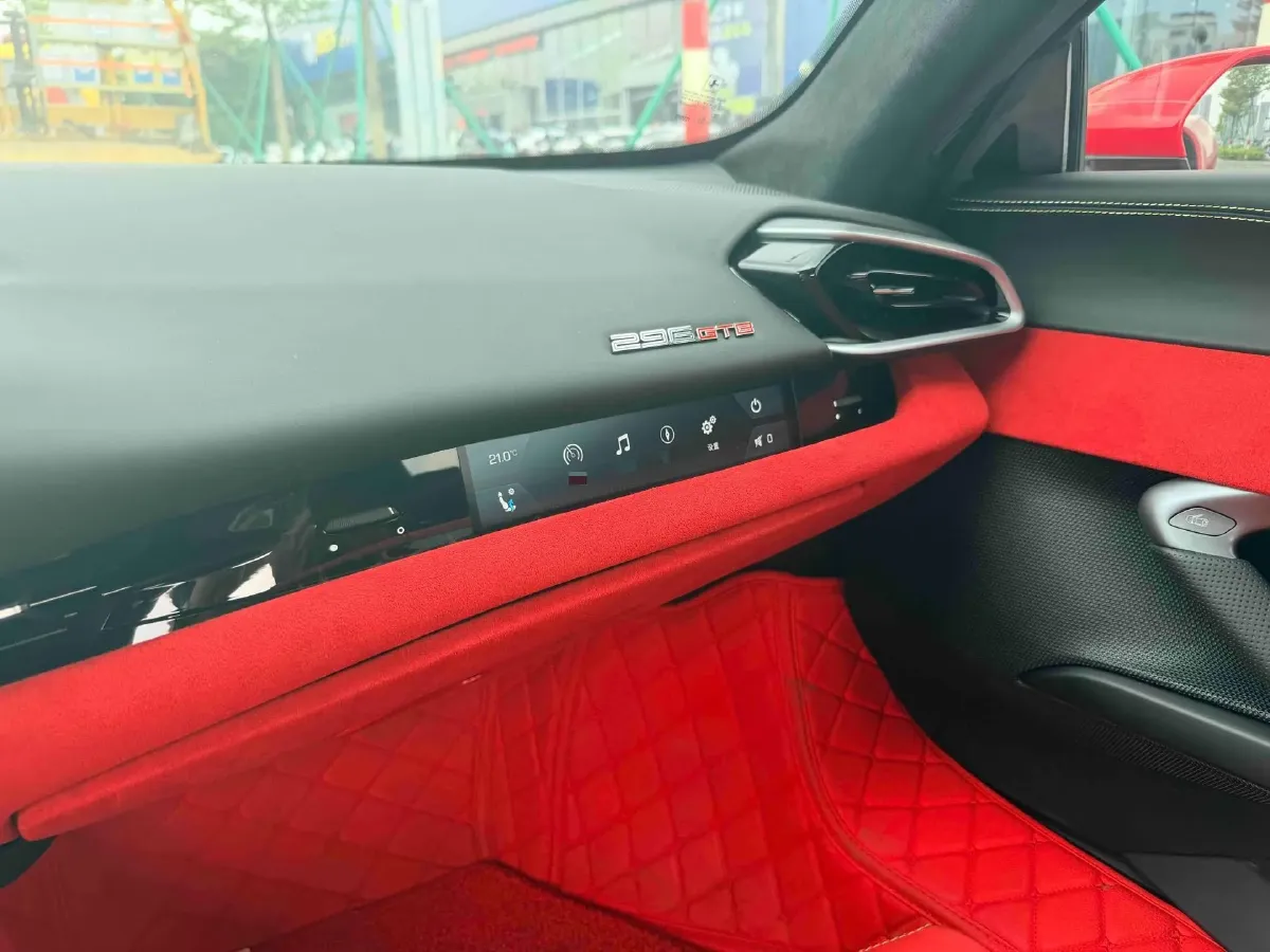 2021 Ferrari 296 3.0T 663HP V6 8DCT PHEV 7.45KWH,autocango,china used car exporter,china ev exporter,chinese used car exporter,chinese used ev exporter