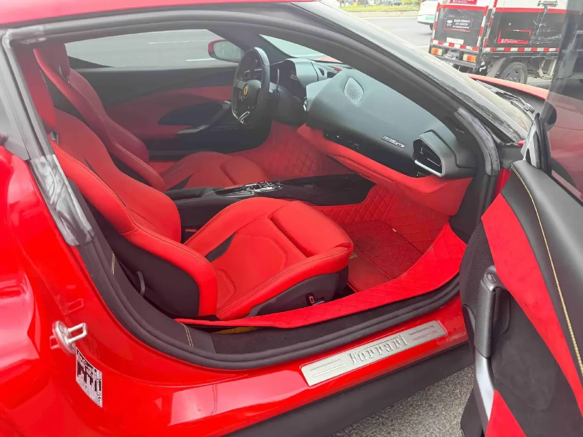 2021 Ferrari 296 3.0T 663HP V6 8DCT PHEV 7.45KWH,autocango,china used car exporter,china ev exporter,chinese used car exporter,chinese used ev exporter