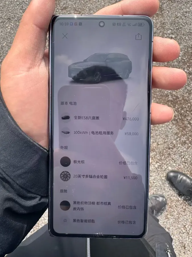 2020 NIO ES8 BEV 70KWH,autocango,china used car exporter,china ev exporter,chinese used car exporter,chinese used ev exporter