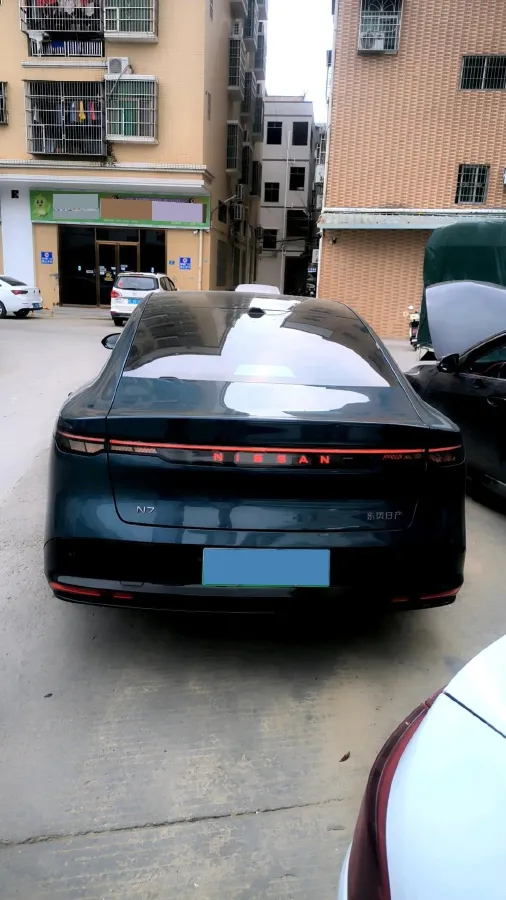 2025 Nissan N7 BEV 58KWH,autocango,china used car exporter,china ev exporter,chinese used car exporter,chinese used ev exporter