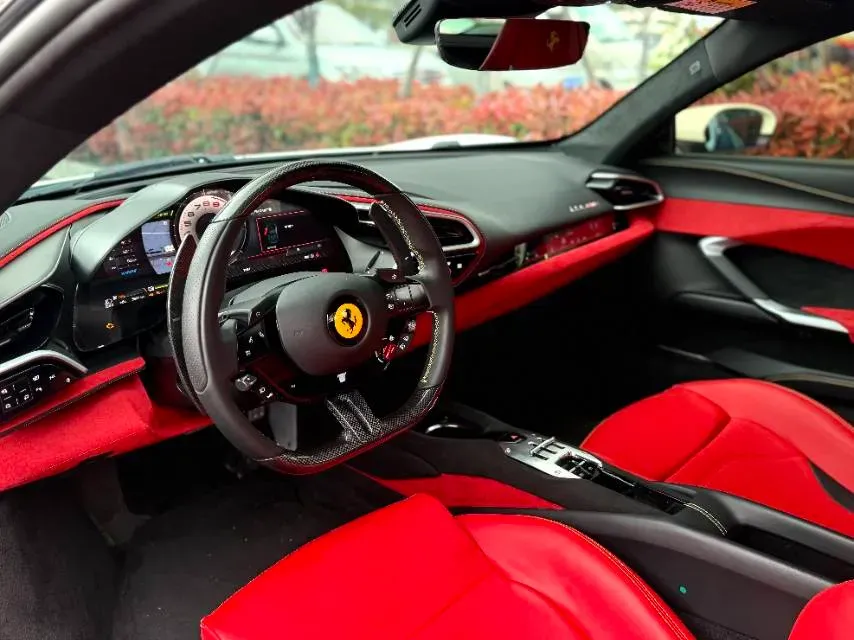 2021 Ferrari 296 3.0T 663HP V6 8DCT PHEV 7.45KWH,autocango,china used car exporter,china ev exporter,chinese used car exporter,chinese used ev exporter