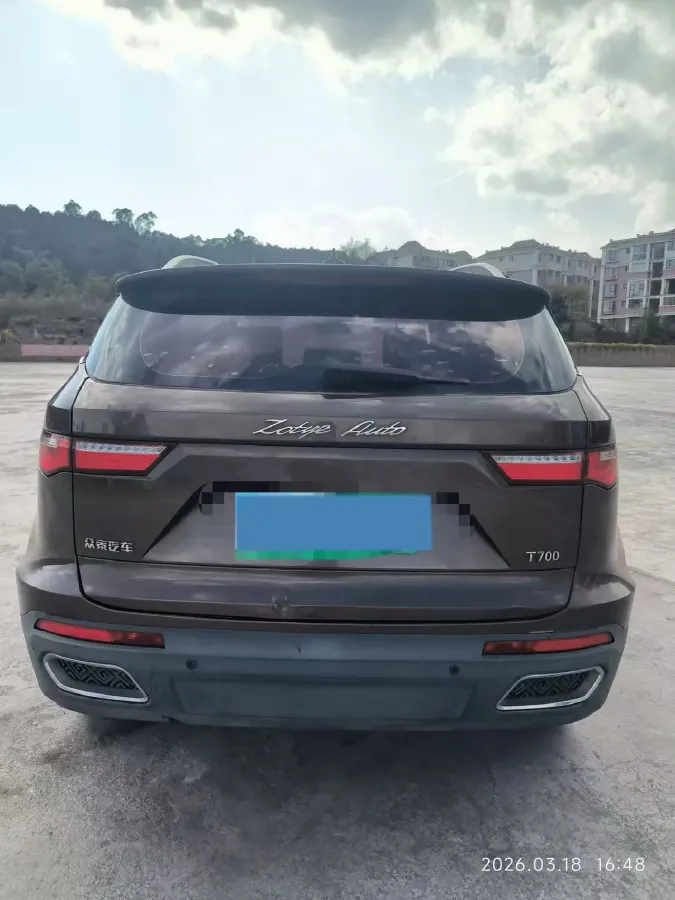 2017 Zotye T700 1.8T 177HP L4 6DCT,autocango,china used car exporter,china ev exporter,chinese used car exporter,chinese used ev exporter