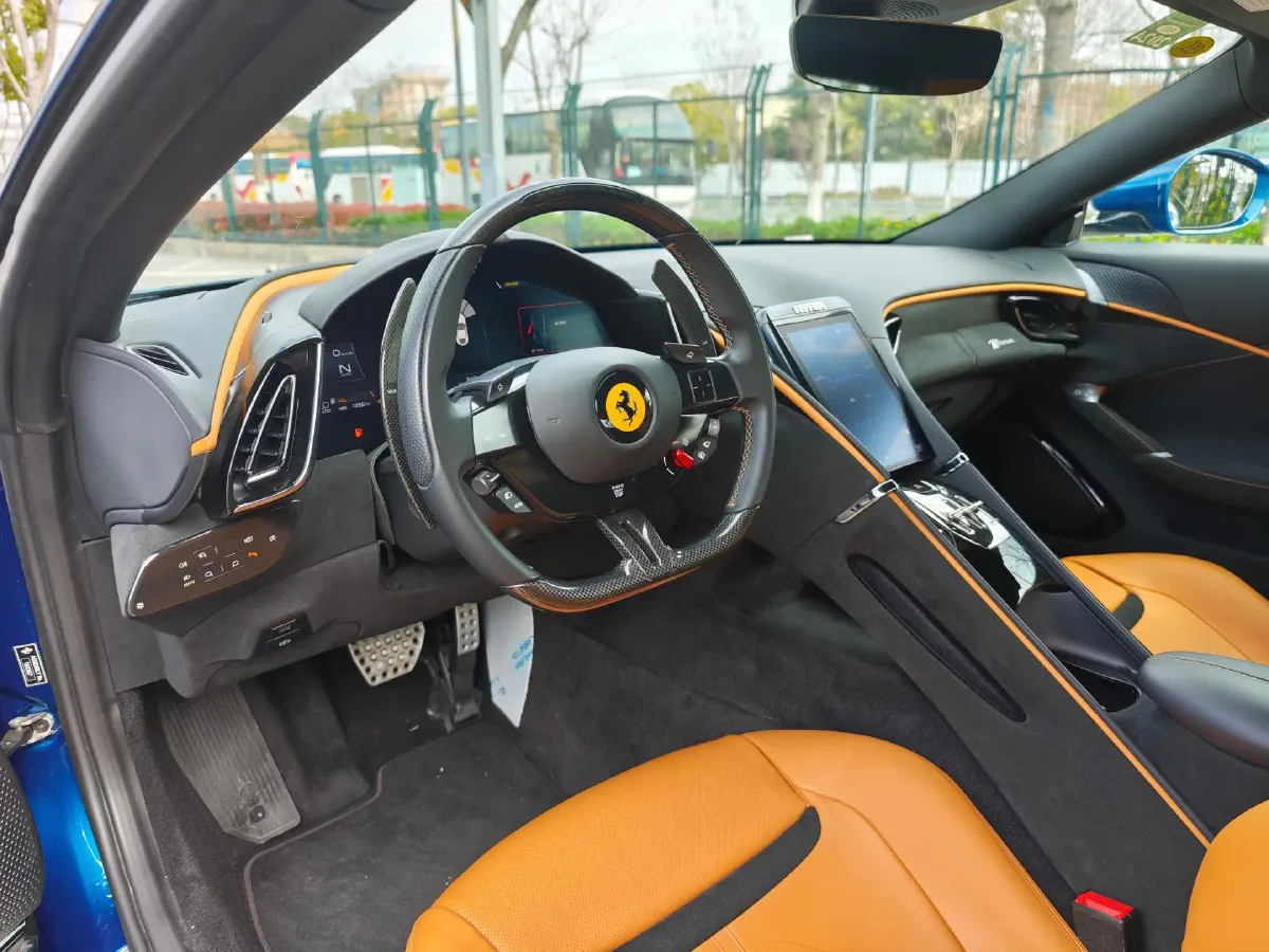 2020 Ferrari Roma 3.9T 620HP V8 8DCT,autocango,china used car exporter,china ev exporter,chinese used car exporter,chinese used ev exporter
