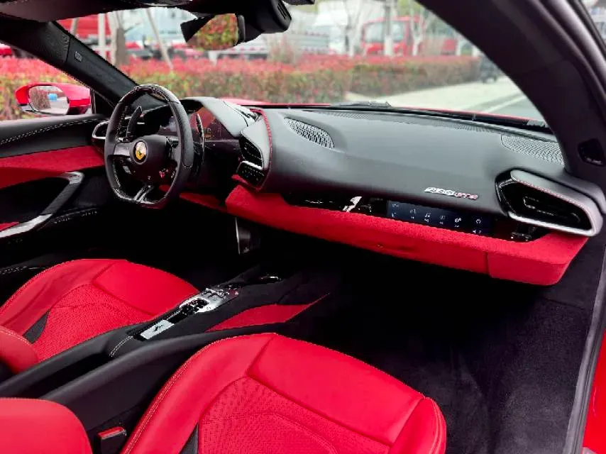 2021 Ferrari 296 3.0T 663HP V6 8DCT PHEV 7.45KWH,autocango,china used car exporter,china ev exporter,chinese used car exporter,chinese used ev exporter