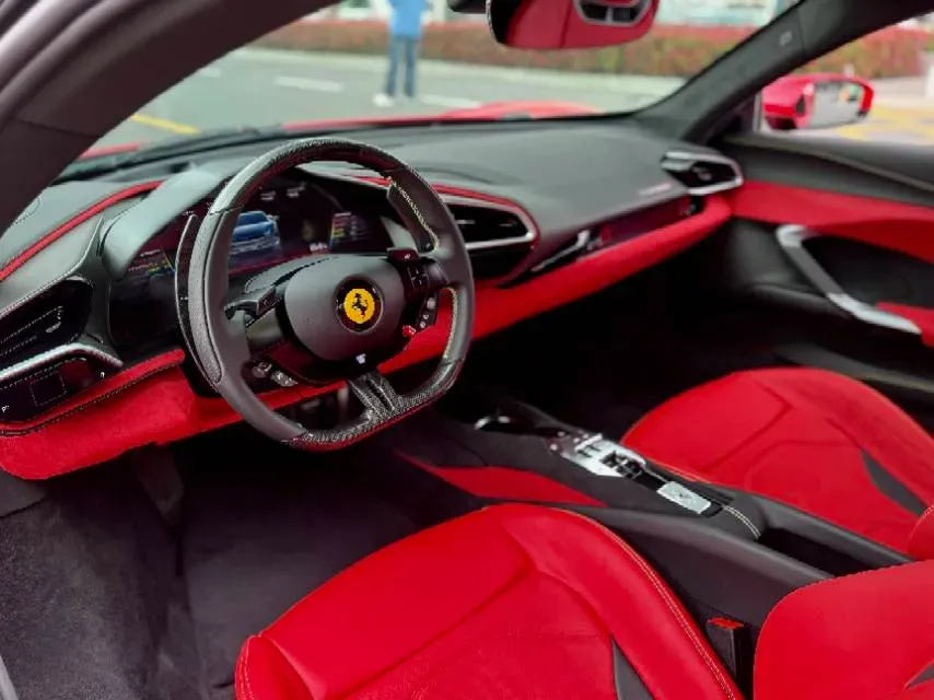 2021 Ferrari 296 3.0T 663HP V6 8DCT PHEV 7.45KWH,autocango,china used car exporter,china ev exporter,chinese used car exporter,chinese used ev exporter