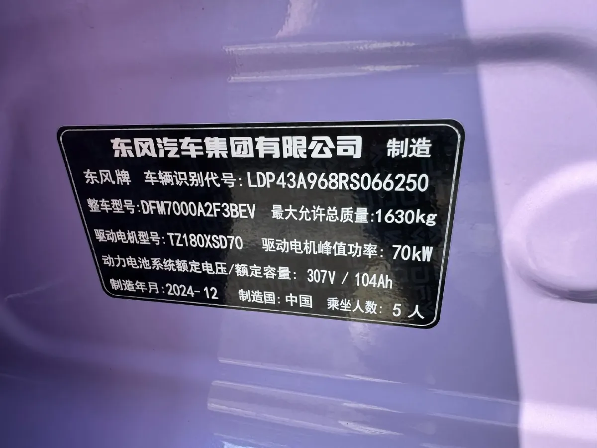 2024 DongFeng eπ 01 BEV 31.45KWH,autocango,china used car exporter,china ev exporter,chinese used car exporter,chinese used ev exporter