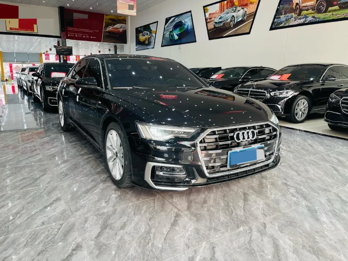 2024 Audi A6L 2.0T 245HP L4 7DCT,autocango,china used car exporter,china ev exporter,chinese used car exporter,chinese used ev exporter