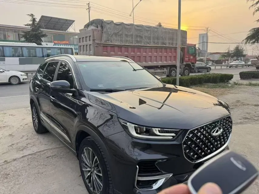 2022 Chery Tiggo 8 Plus 1.6T 197HP L4 7DCT,autocango,china used car exporter,china ev exporter,chinese used car exporter,chinese used ev exporter