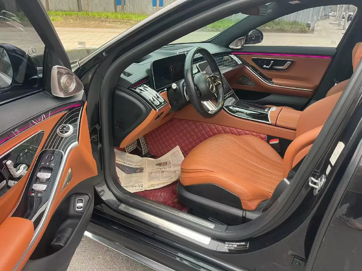 2022 Mercedes-Benz S Class 2.5T 313HP L6 9AT,autocango,china used car exporter,china ev exporter,chinese used car exporter,chinese used ev exporter
