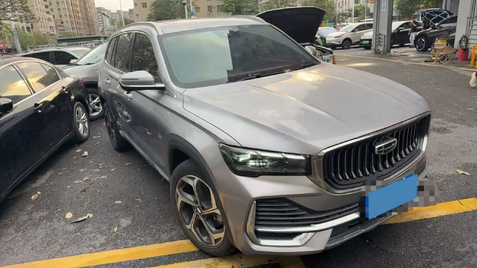 2021 Geely Monjaro 2.0T 218HP L4 7DCT,autocango,china used car exporter,china ev exporter,chinese used car exporter,chinese used ev exporter