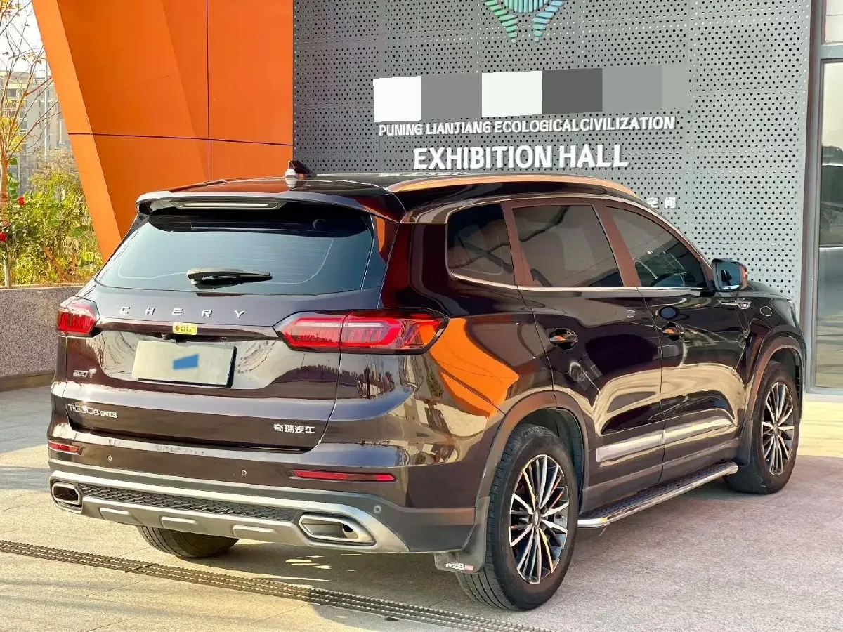 2021 Chery Tiggo 8 Plus 1.6T 197HP L4 7DCT,autocango,china used car exporter,china ev exporter,chinese used car exporter,chinese used ev exporter