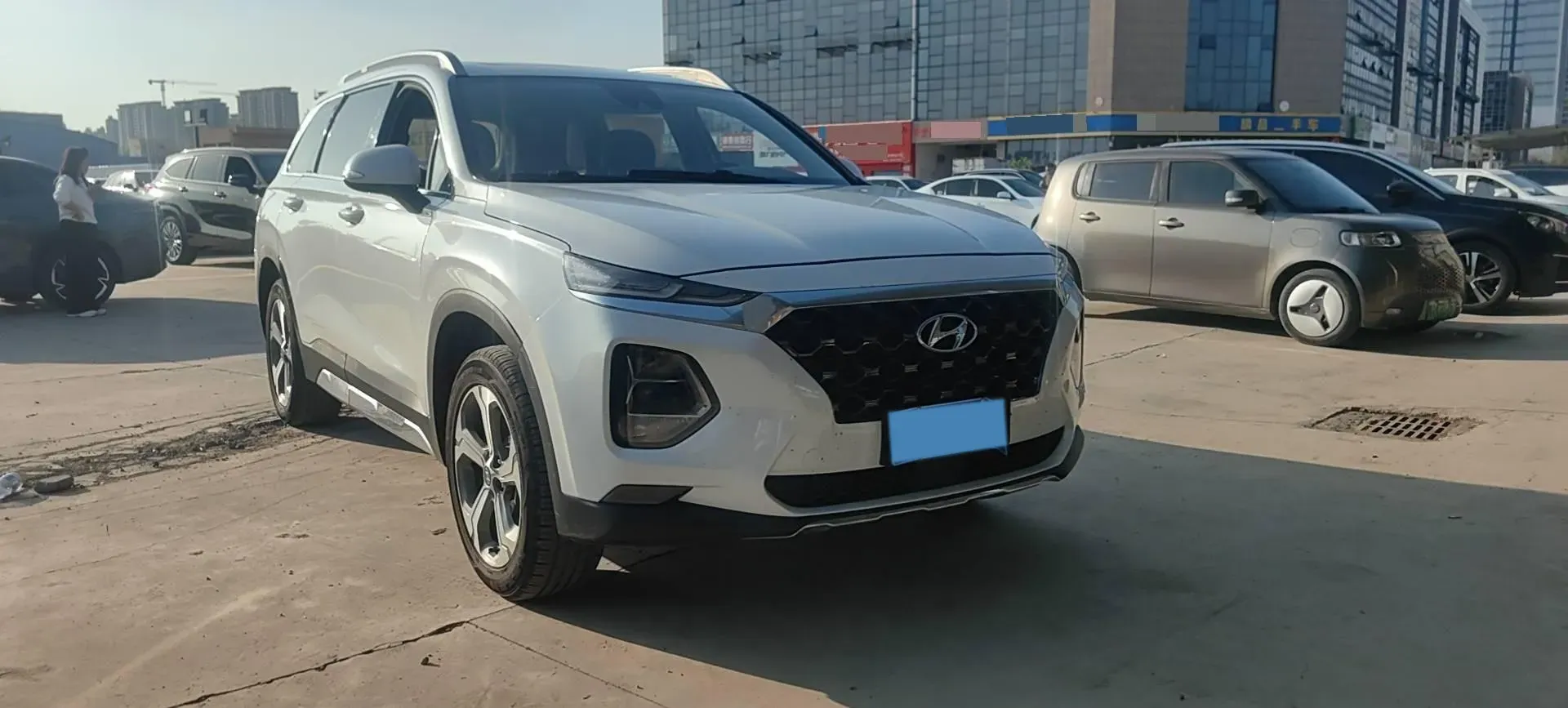 2019 Hyundai Santafe 2.0T 240HP L4 8AT,autocango,china used car exporter,china ev exporter,chinese used car exporter,chinese used ev exporter