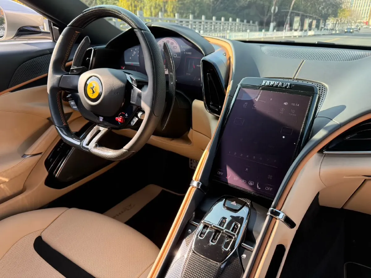 2020 Ferrari Roma 3.9T 620HP V8 8DCT,autocango,china used car exporter,china ev exporter,chinese used car exporter,chinese used ev exporter