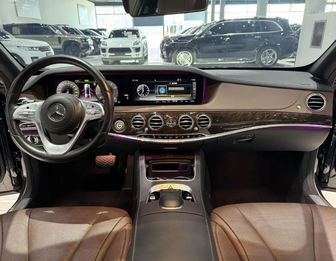 2020 Mercedes-Benz S Class 3.0T 299HP L6 9AT,autocango,china used car exporter,china ev exporter,chinese used car exporter,chinese used ev exporter