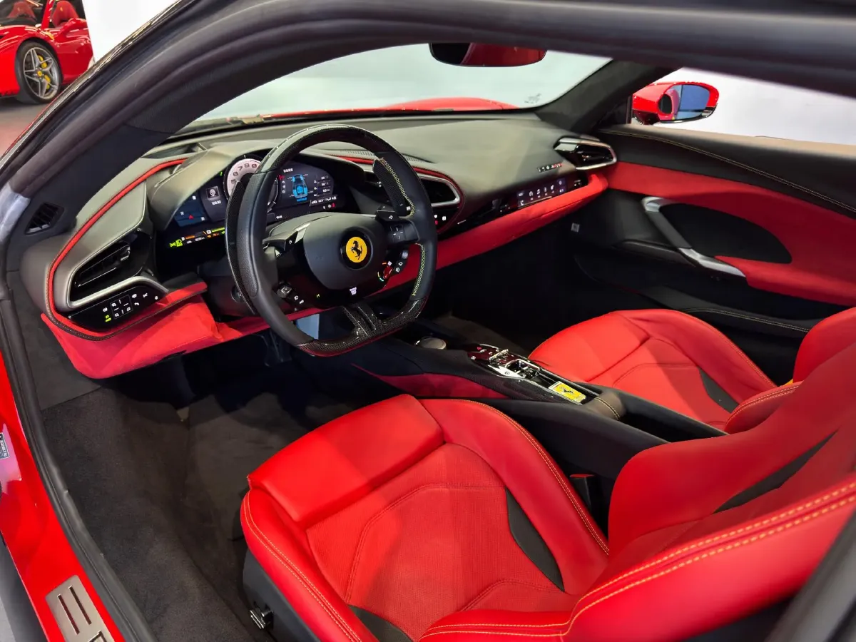 2021 Ferrari 296 3.0T 663HP V6 8DCT PHEV 7.45KWH,autocango,china used car exporter,china ev exporter,chinese used car exporter,chinese used ev exporter