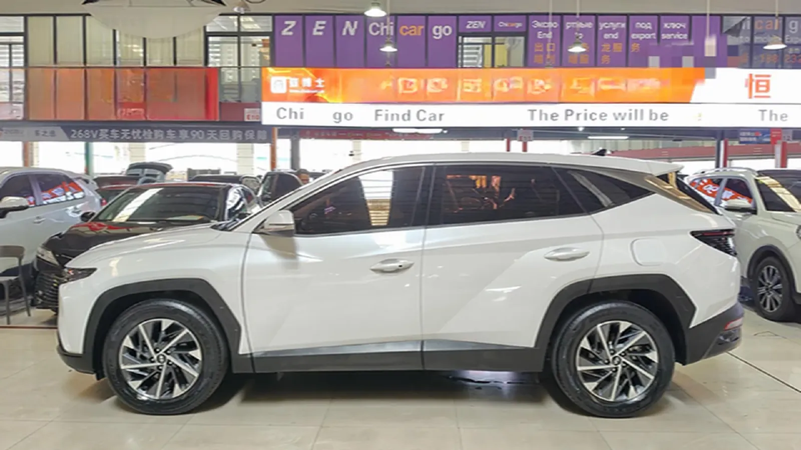 2021 Hyundai Tucson 1.5T 200HP L4 7DCT,autocango,china used car exporter,china ev exporter,chinese used car exporter,chinese used ev exporter