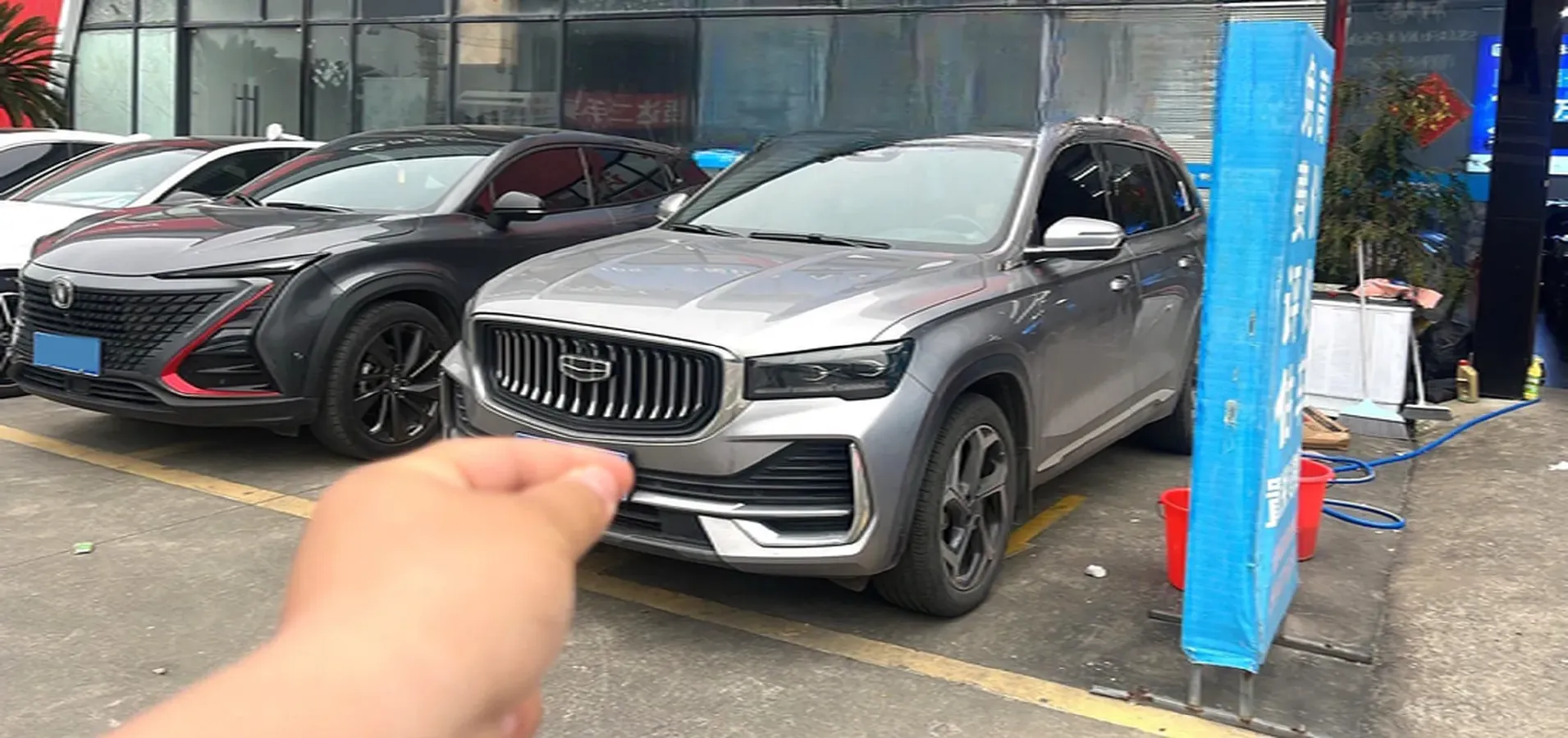 2024 Geely Monjaro 2.0T 218HP L4 7DCT,autocango,china used car exporter,china ev exporter,chinese used car exporter,chinese used ev exporter