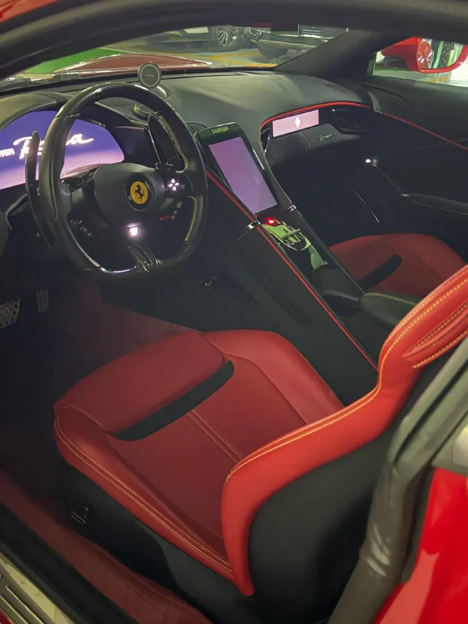 2020 Ferrari Roma 3.9T 620HP V8 8DCT,autocango,china used car exporter,china ev exporter,chinese used car exporter,chinese used ev exporter