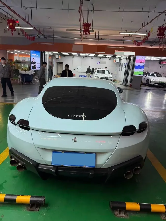 2020 Ferrari Roma 3.9T 620HP V8 8DCT,autocango,china used car exporter,china ev exporter,chinese used car exporter,chinese used ev exporter