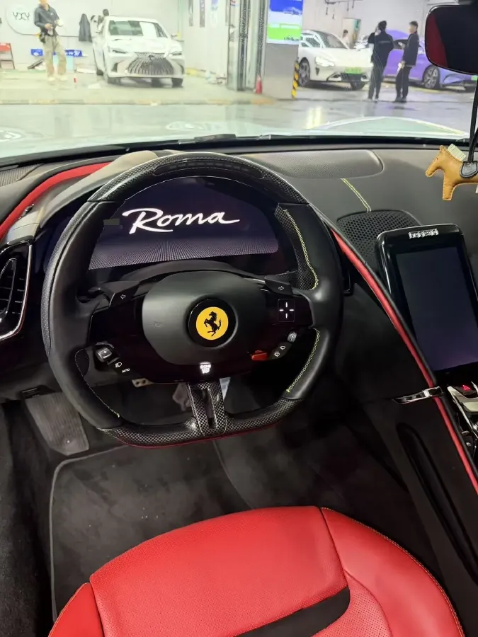 2020 Ferrari Roma 3.9T 620HP V8 8DCT,autocango,china used car exporter,china ev exporter,chinese used car exporter,chinese used ev exporter