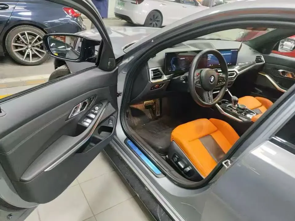 2023 BMW M3 3.0T 510HP L6 8AT,autocango,china used car exporter,china ev exporter,chinese used car exporter,chinese used ev exporter