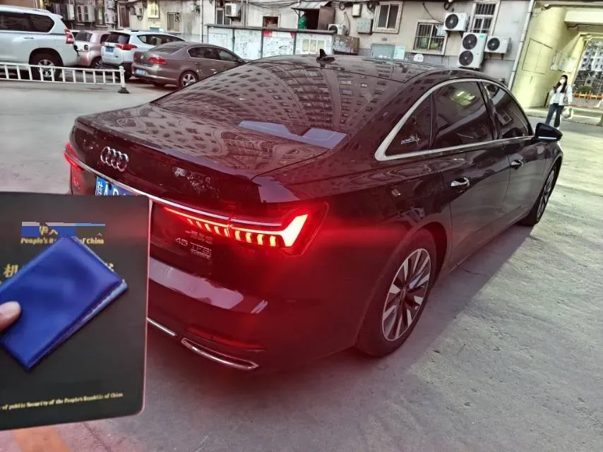 2020 Audi A6L 2.0T 224HP L4 7DCT,autocango,china used car exporter,china ev exporter,chinese used car exporter,chinese used ev exporter