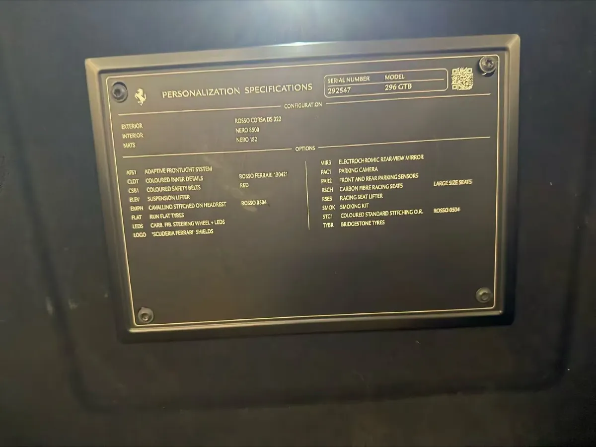 2021 Ferrari 296 3.0T 663HP V6 8DCT PHEV 7.45KWH,autocango,china used car exporter,china ev exporter,chinese used car exporter,chinese used ev exporter