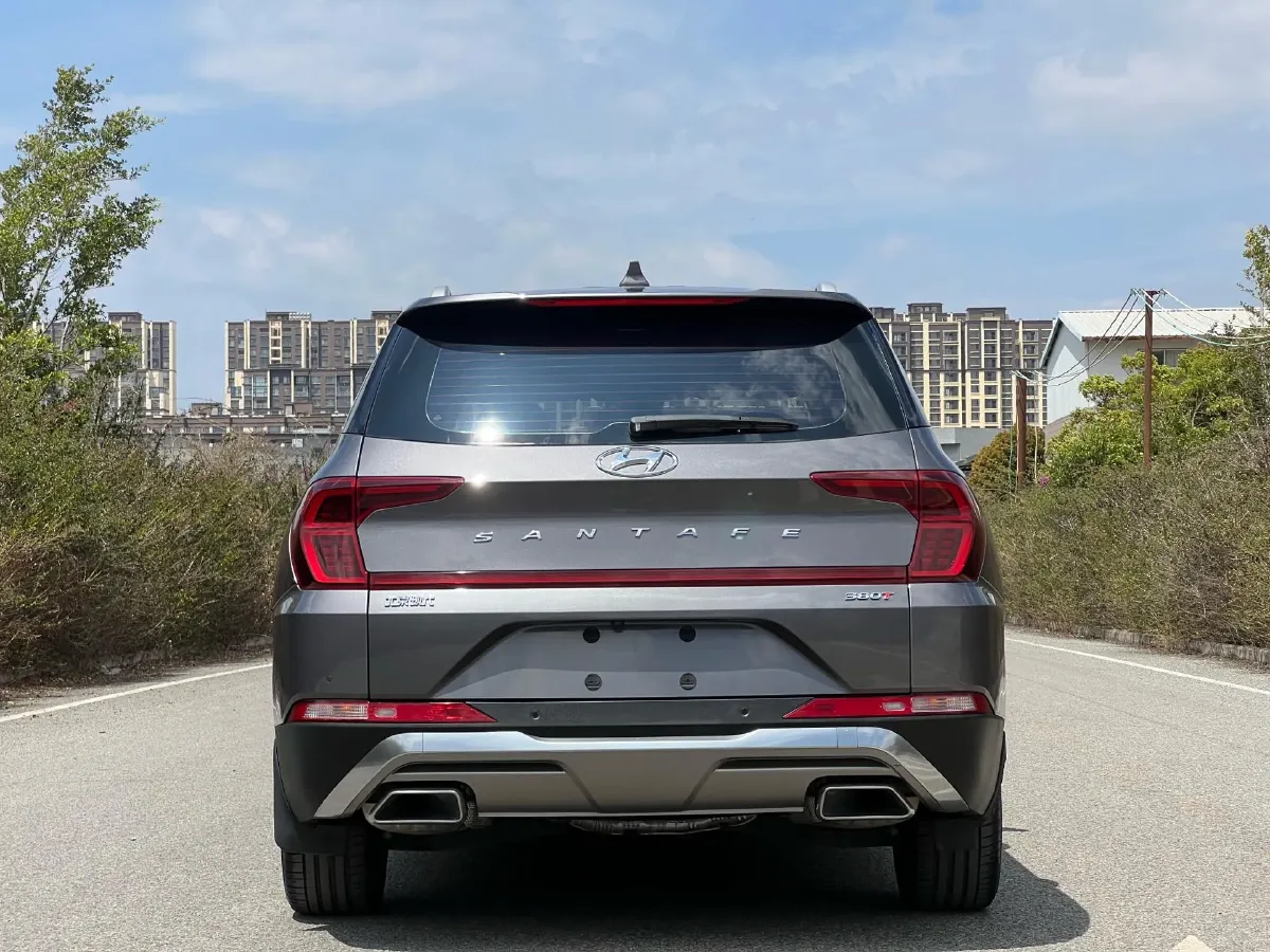 2019 Hyundai Santafe 2.0T 230HP L4 8AT,autocango,china used car exporter,china ev exporter,chinese used car exporter,chinese used ev exporter