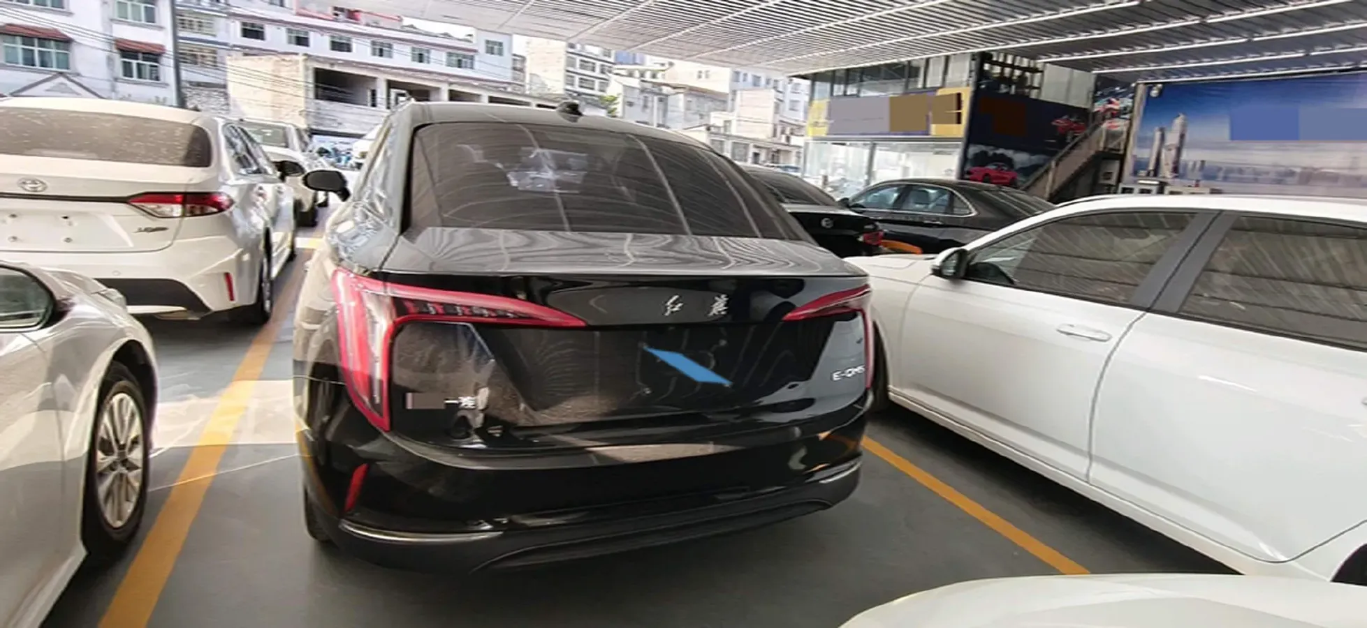 2021 HongQi E-QM5 BEV 54KWH,autocango,china used car exporter,china ev exporter,chinese used car exporter,chinese used ev exporter