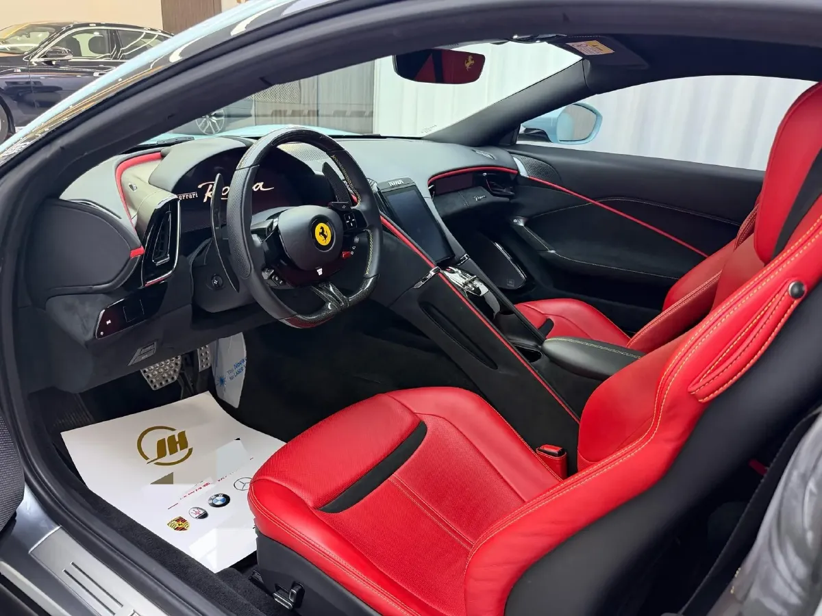 2020 Ferrari Roma 3.9T 620HP V8 8DCT,autocango,china used car exporter,china ev exporter,chinese used car exporter,chinese used ev exporter