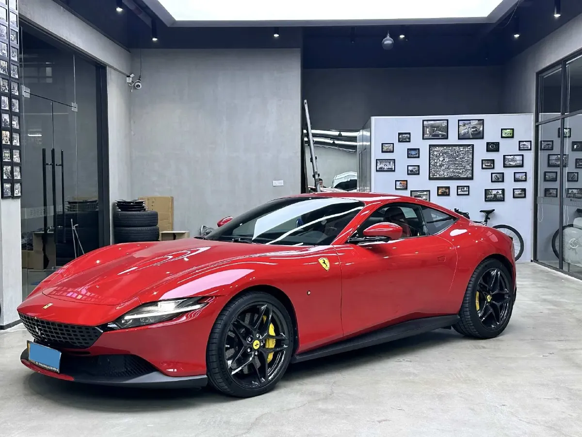 2020 Ferrari Roma 3.9T 620HP V8 8DCT,autocango,china used car exporter,china ev exporter,chinese used car exporter,chinese used ev exporter